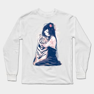 Geisha tiger shogun’s Geisha 87012 Long Sleeve T-Shirt